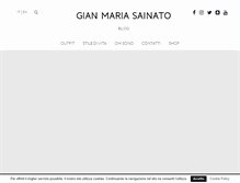Tablet Screenshot of gianmariasainato.com